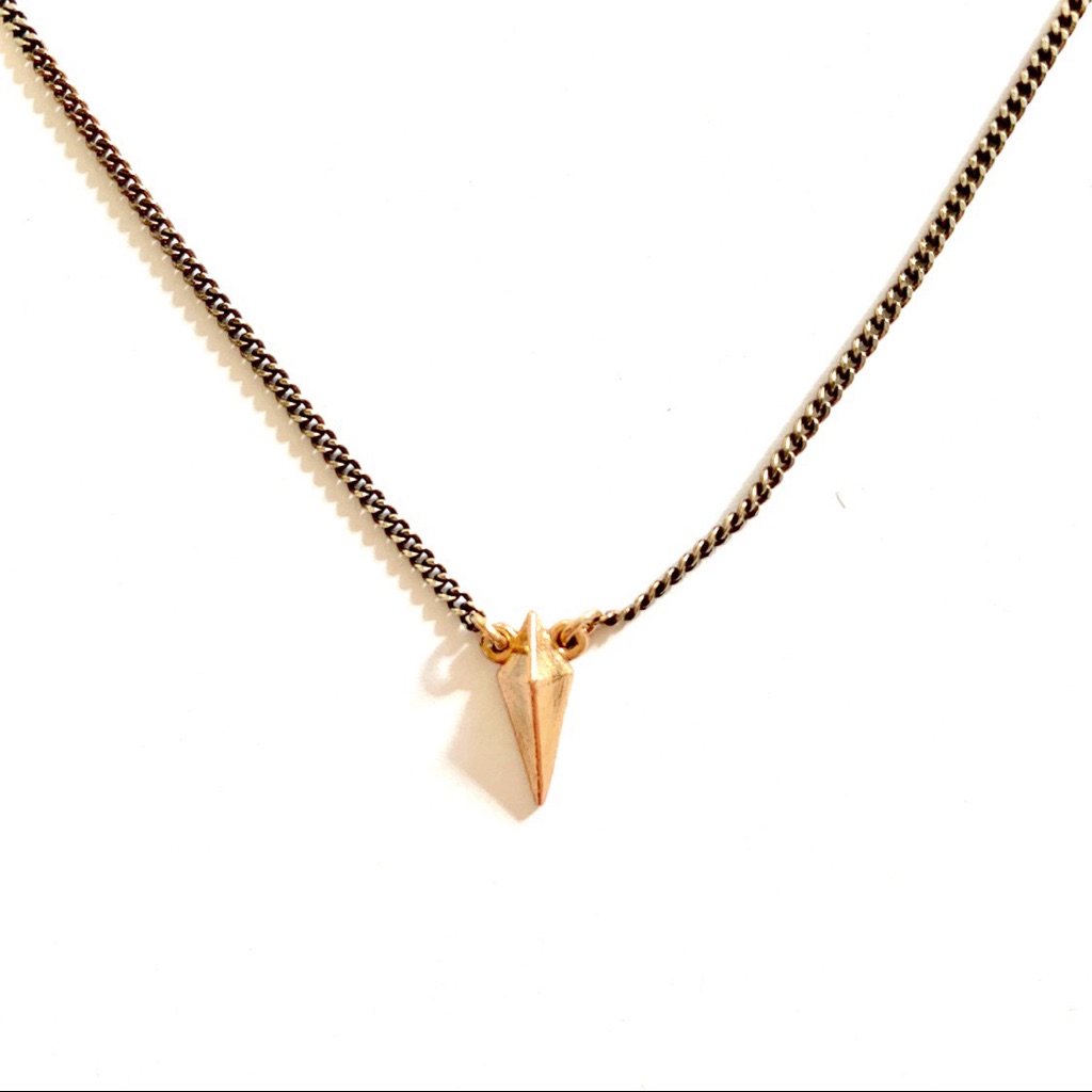 Luv Aj Rose Gold Diamond Necklace 15$